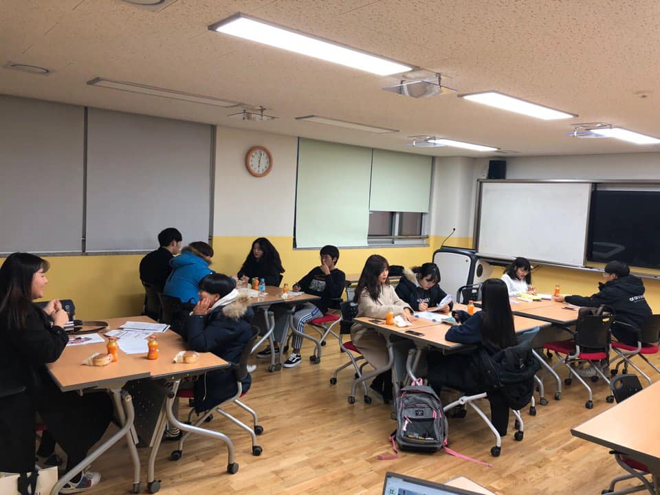 1월 29일. 소담고등학교에서 마지막 멘토링을 진행했습니다. · 1